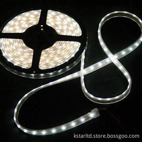 White color LED flexible strip light, waterproof, 30LED/M, CE and RoHS